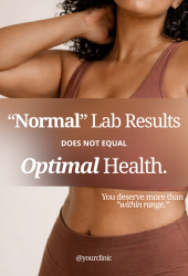 “Normal” Lab Results Do Not Equal Optimal Health.